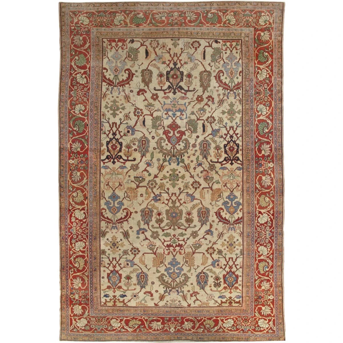 Antique Persian Sultanabad Rug