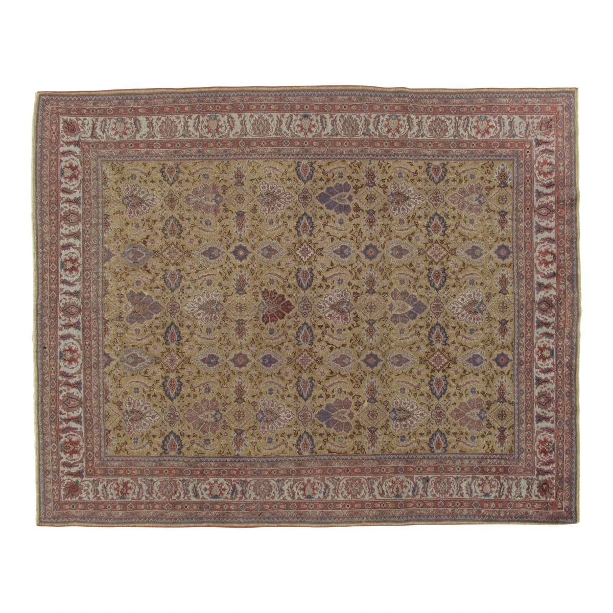 Early 20th Century Antique Persian Sultanabad Rug 7'8x9'9