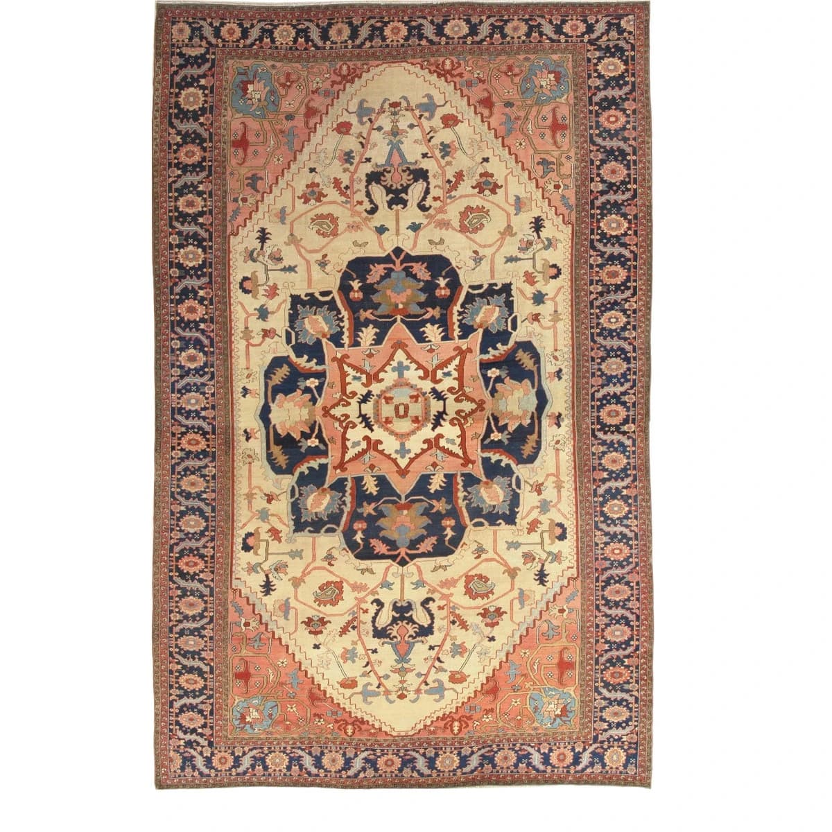 Late 19th Century Antique Persian Serapi Rug 11'6"x17'9"