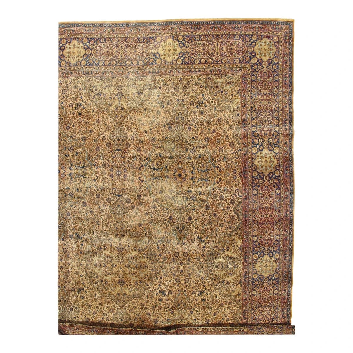 Antique Persian Kerman Carpet