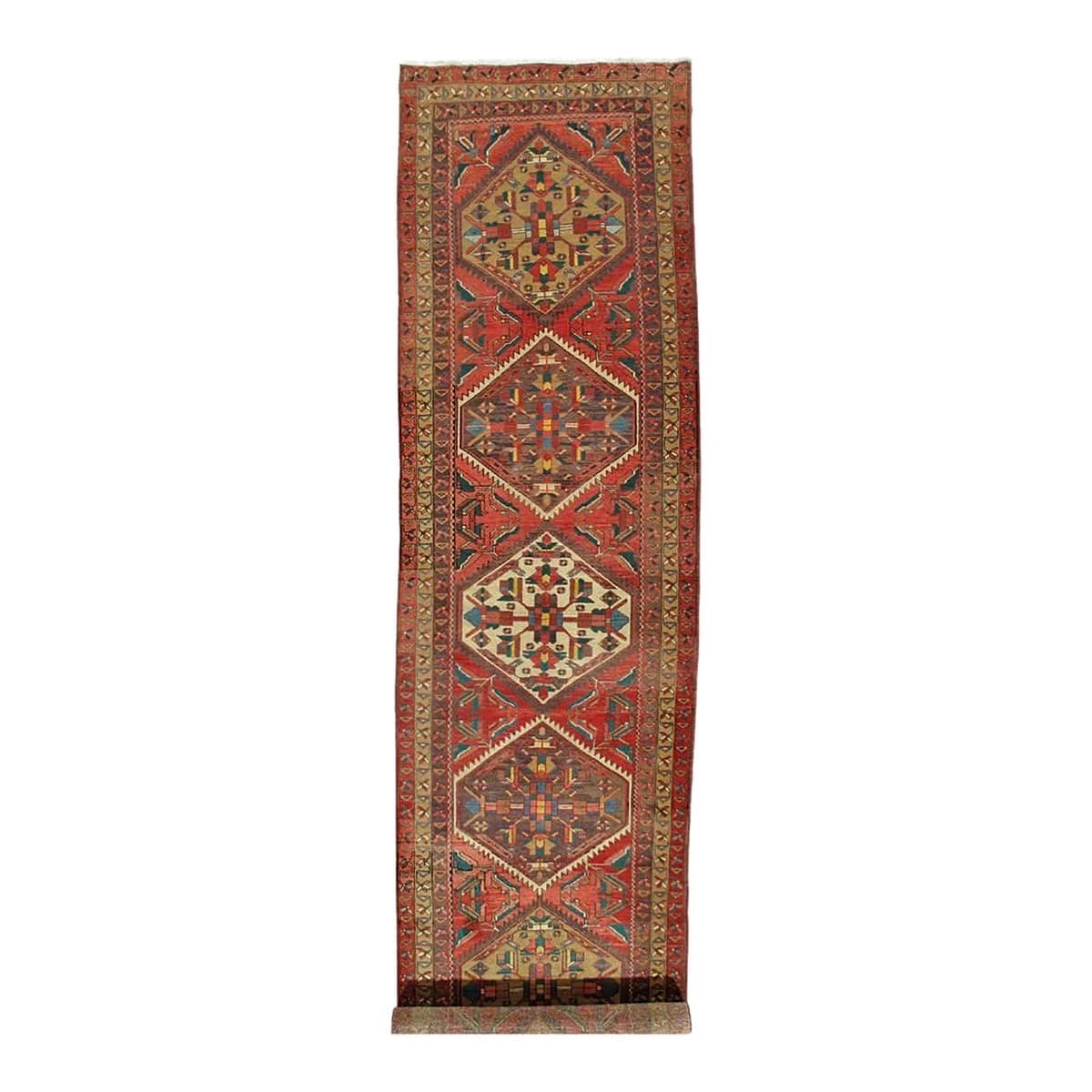 Antique Heriz Northwest Persian Runner
