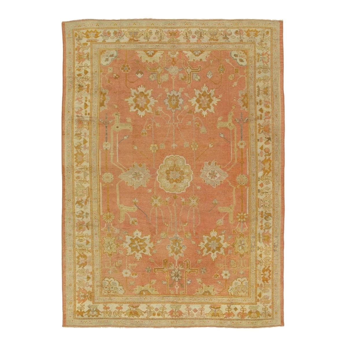 Antique Oushak Carpet