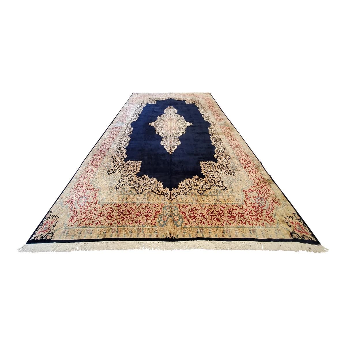 Antique Persian Kerman Carpet