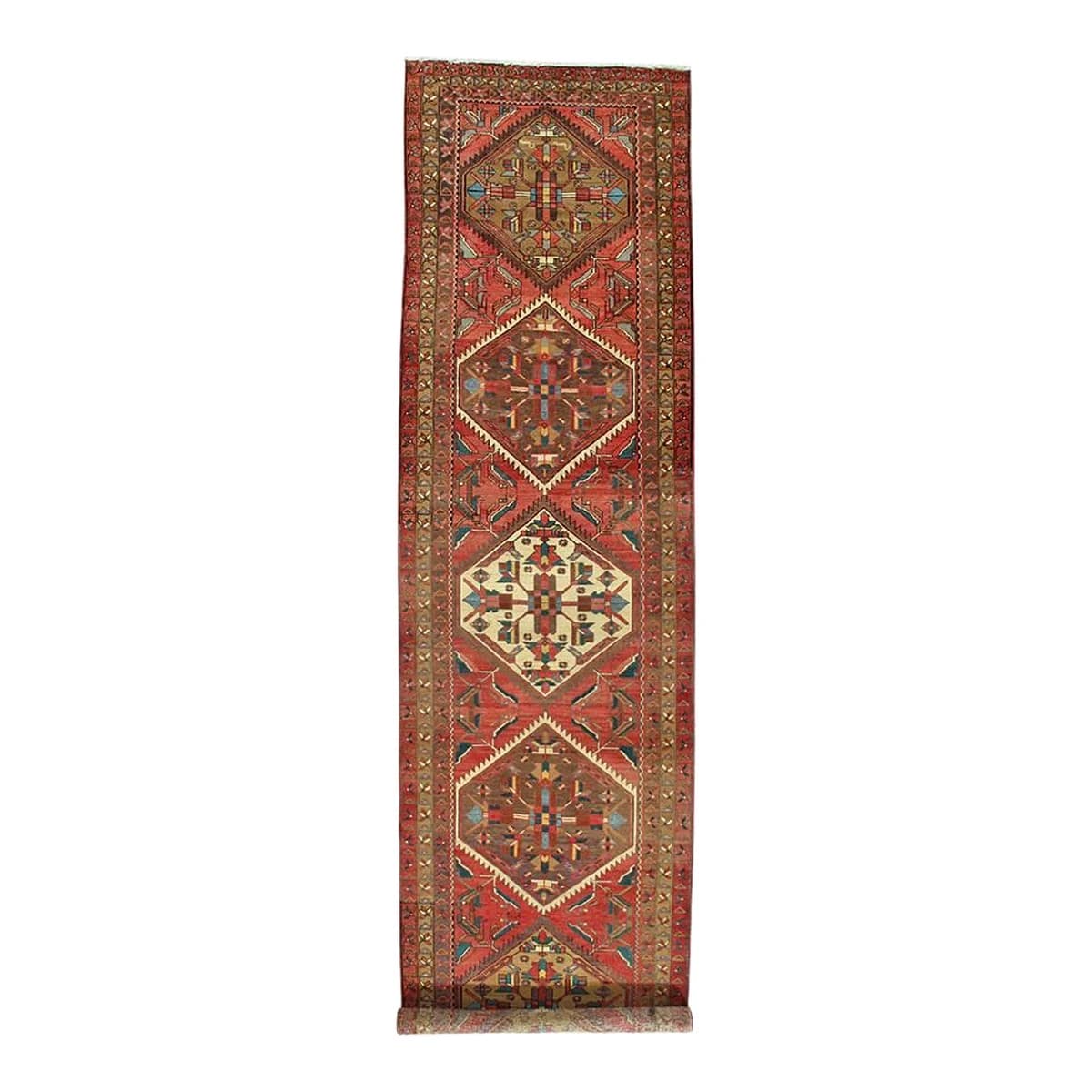 Antique Heriz Northwest Persian Runner