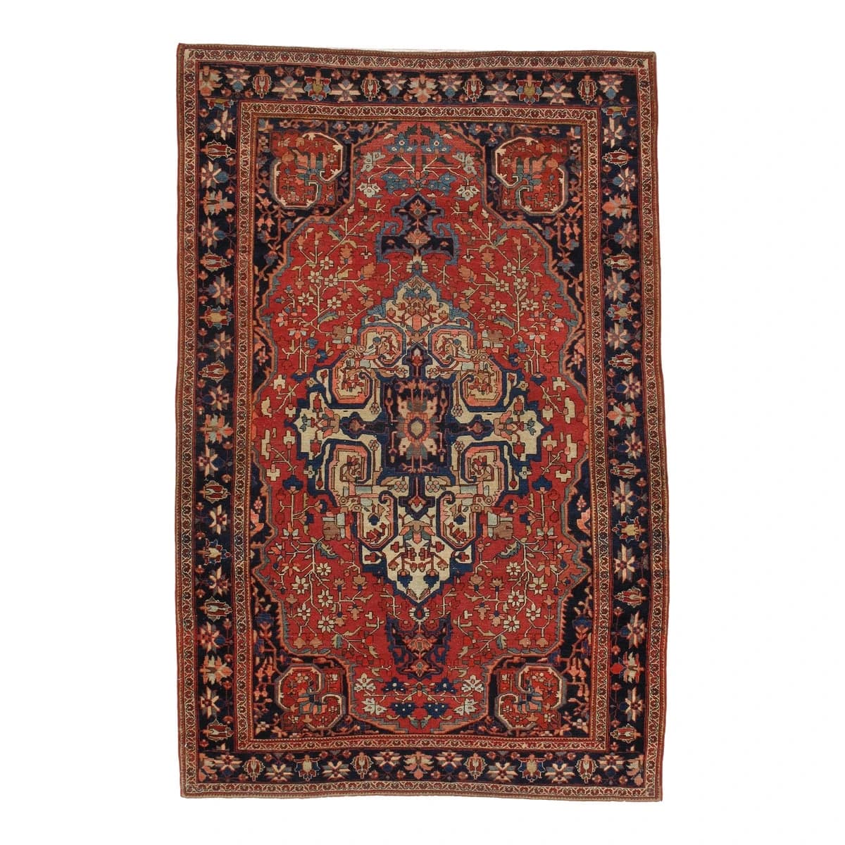 Antique Farahan Sarouk Rug