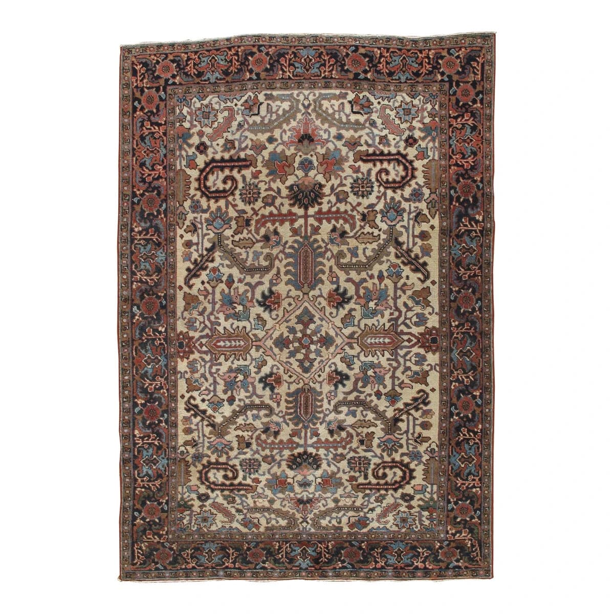Antique Persian Heriz Carpet