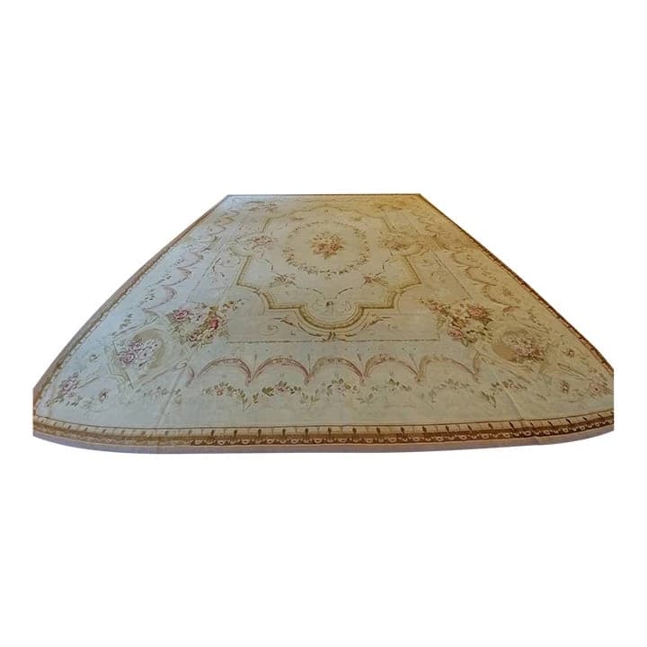 Antique French Aubusson Carpet