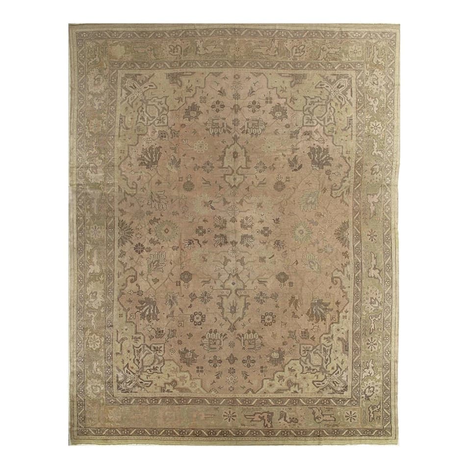 Antique Oushak Carpet