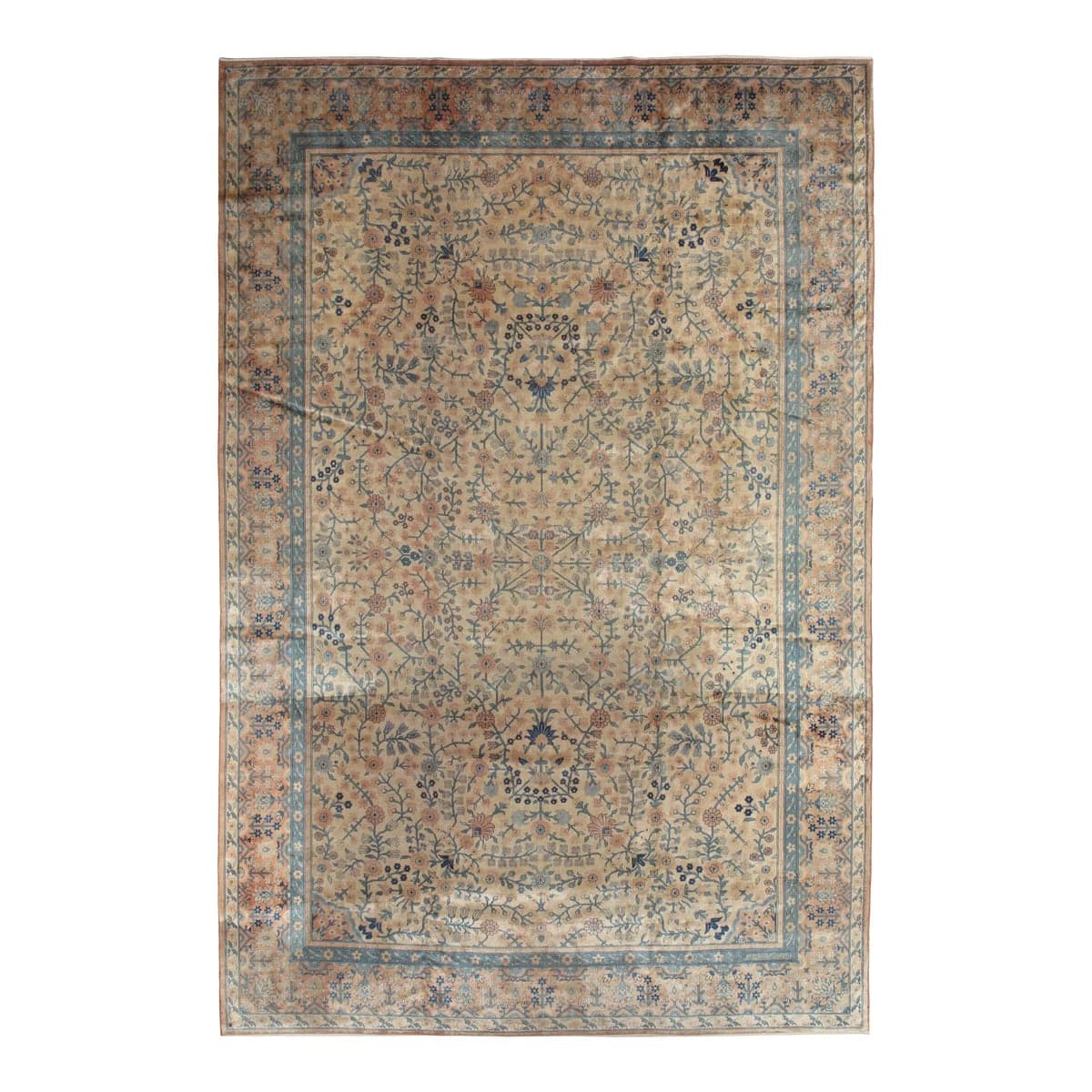 Antique Indian Amritsar Rug