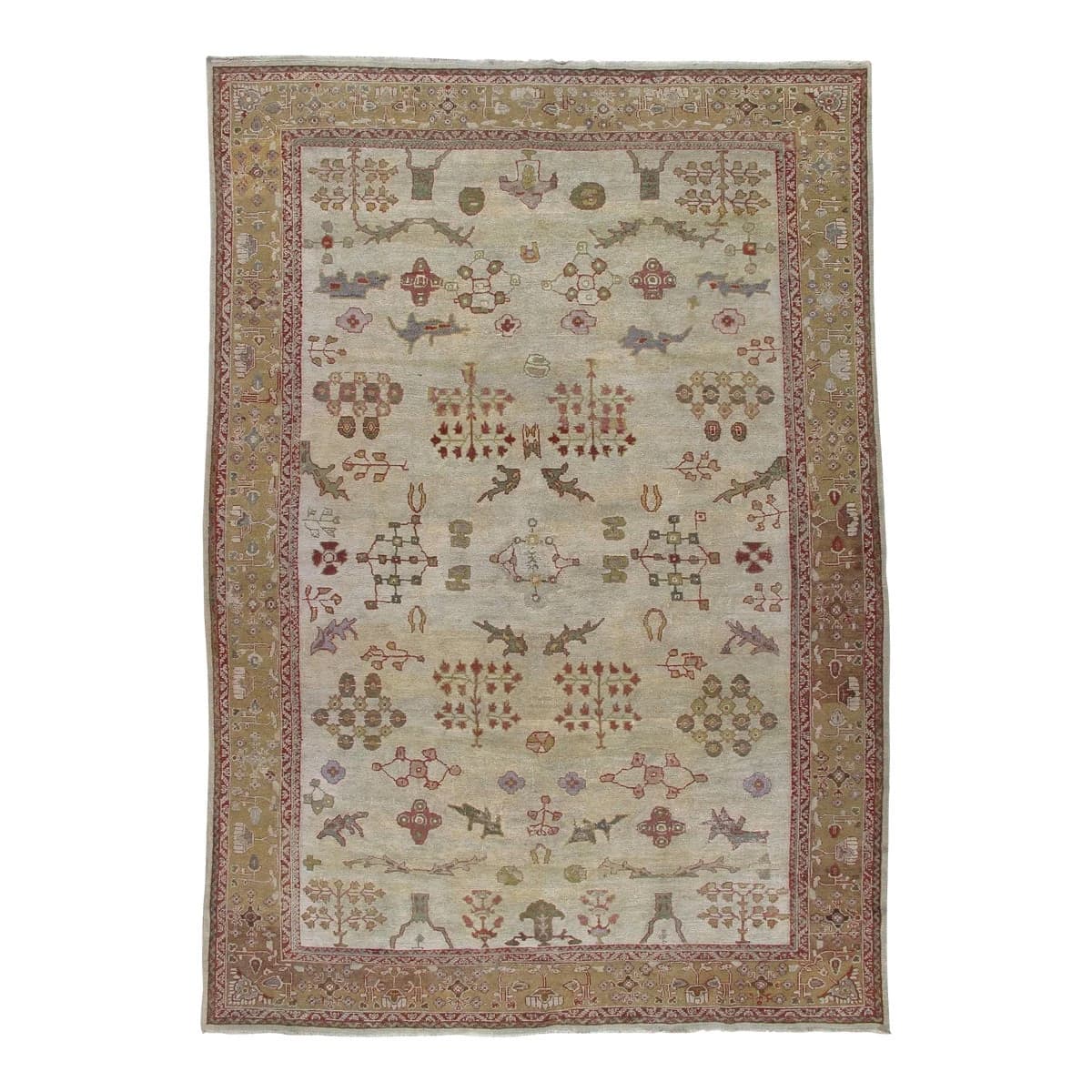 Antique Persian Sultanabad Carpet