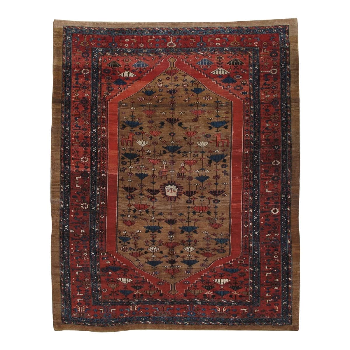 Antique Bakshaish Carpet
