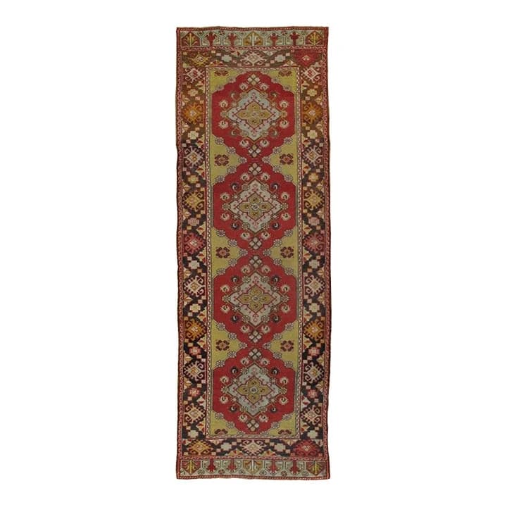 Antique Turkish Oushak Runner
