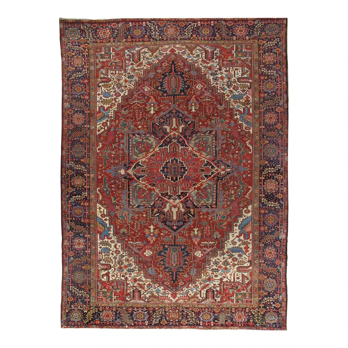 Antique Persian Heriz Carpet