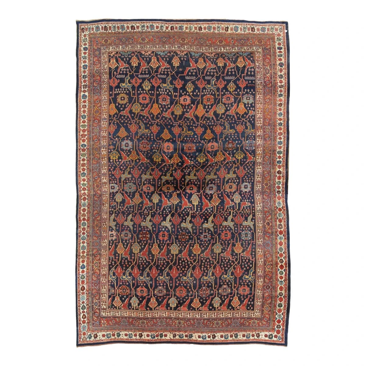 Antique Bijar Carpet Carpet