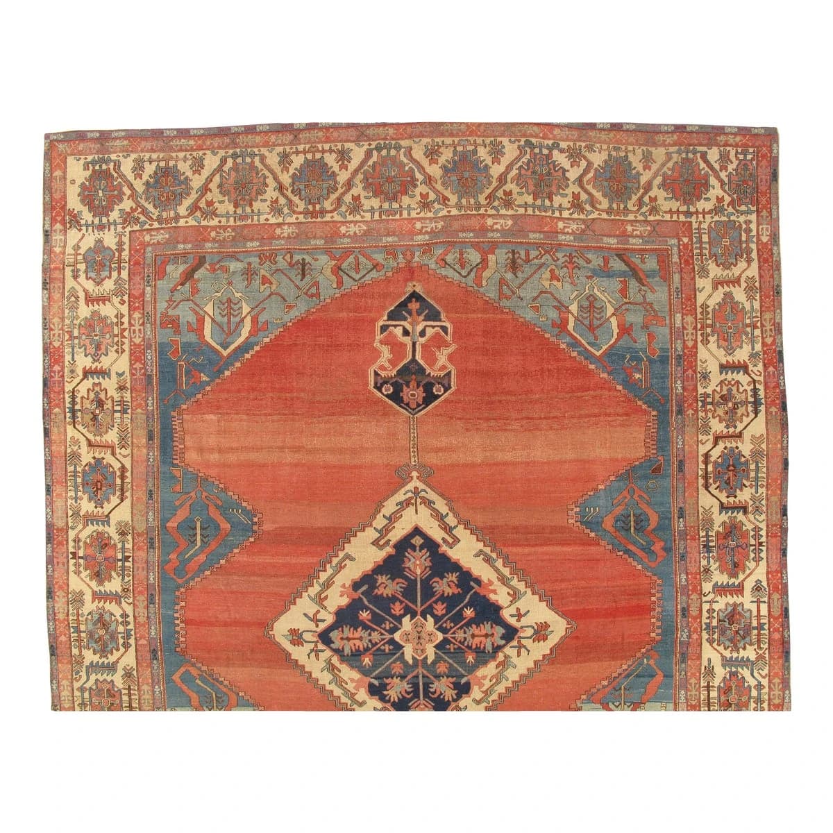 Antique Persian Serapi Carpet