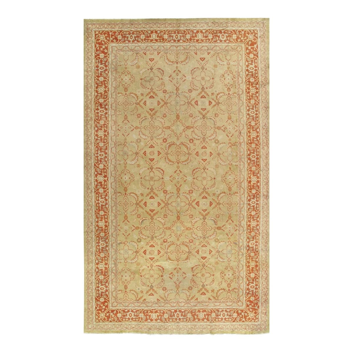 Antique Oushak Carpet Rug