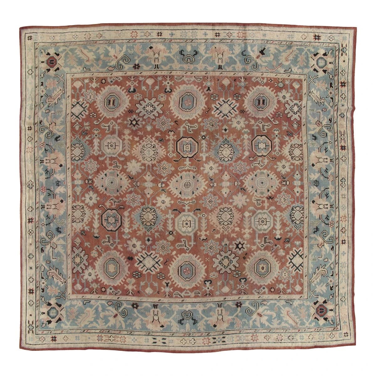 Antique Oushak Carpet