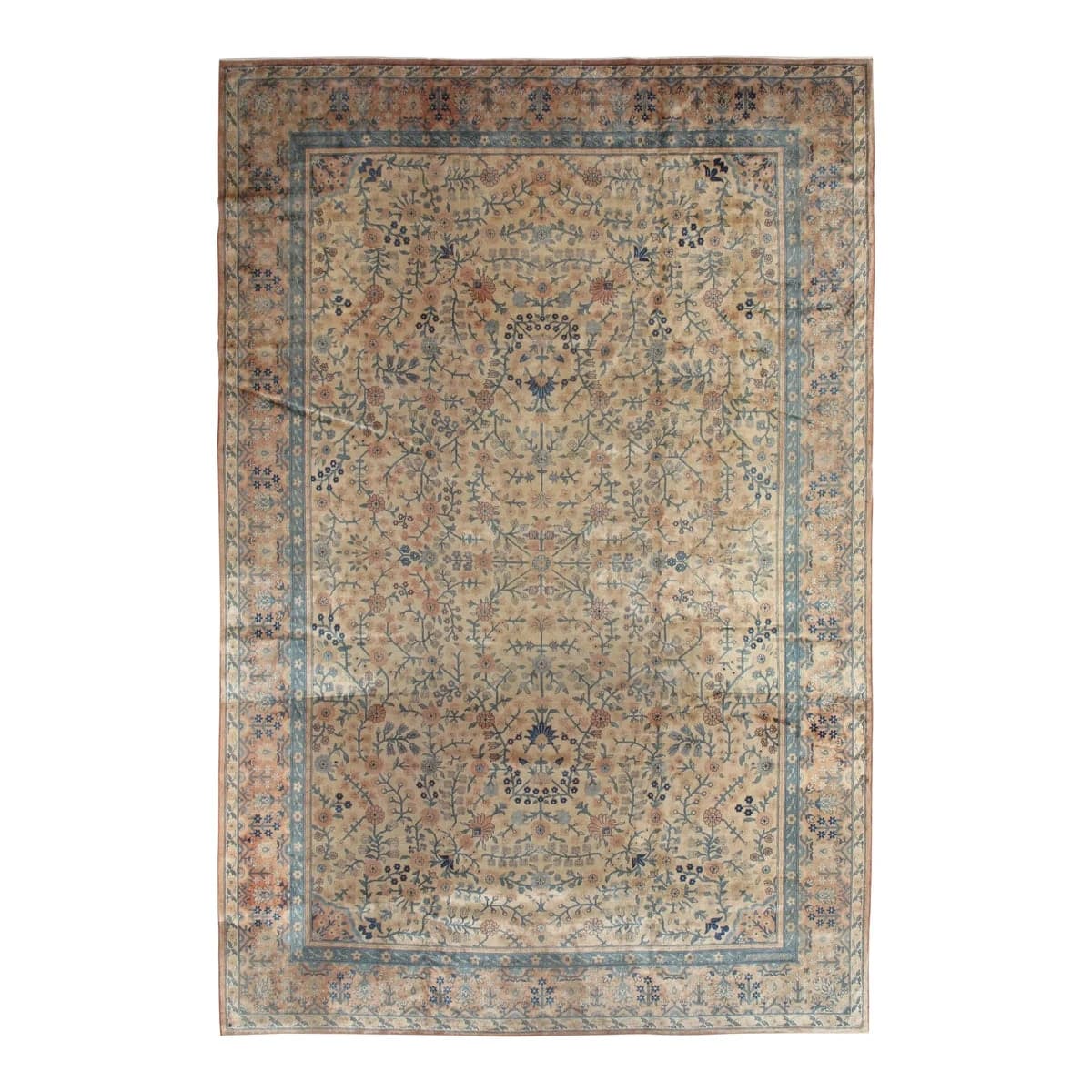 Antique Indian Amritsar Rug