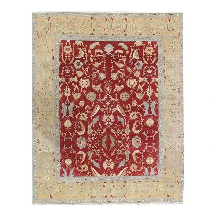 Vintage Indian Agra Rug