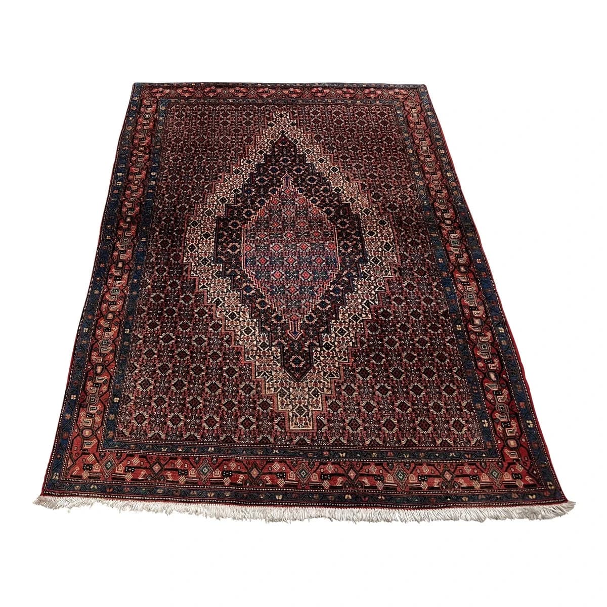 1950s Antique Persian Tabriz Carpet
