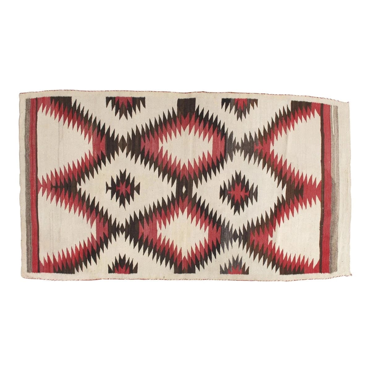 Early 20th Century Style of Native American Antique Navajo Carpet