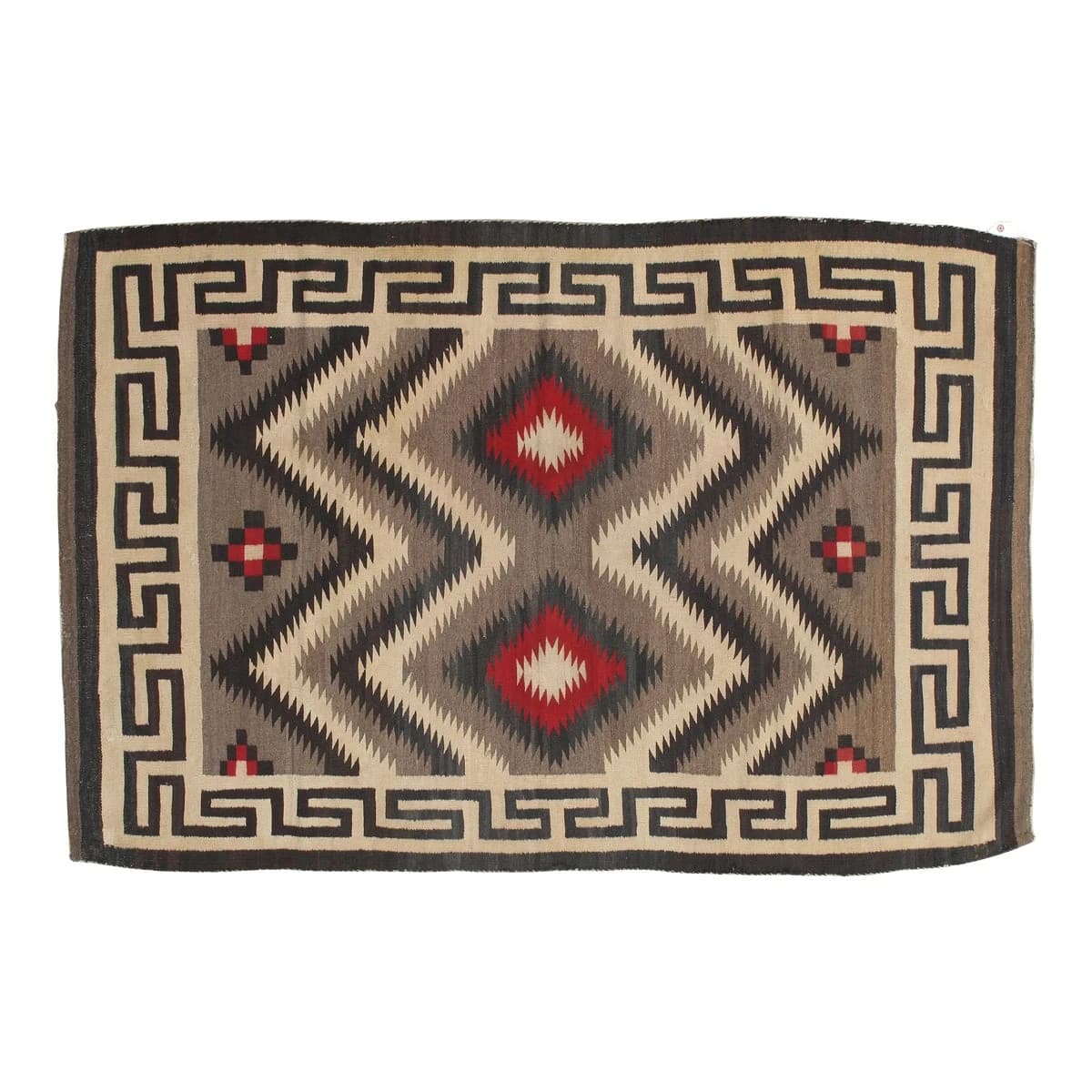 Early 20th Century Style of Native American Vintage Navajo Carpet