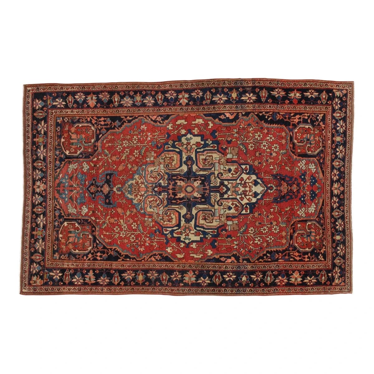 Early 20th Century Antique Farahan Sarouk Rug