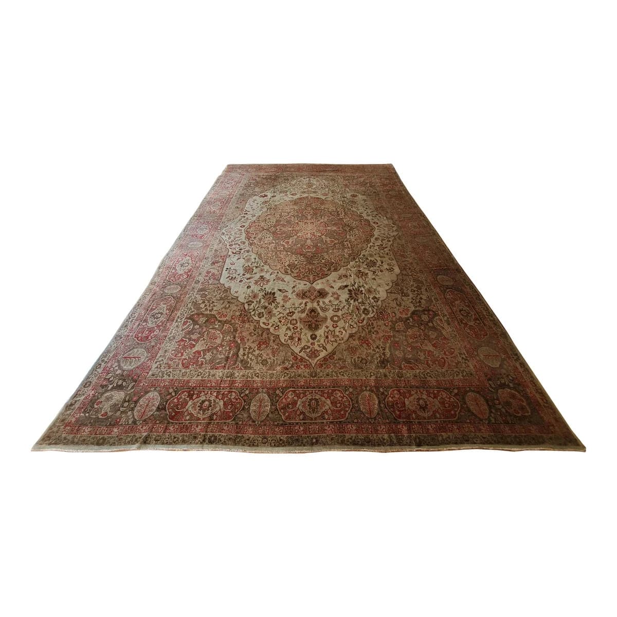 Late 19th Century Antique Tabriz Carpet