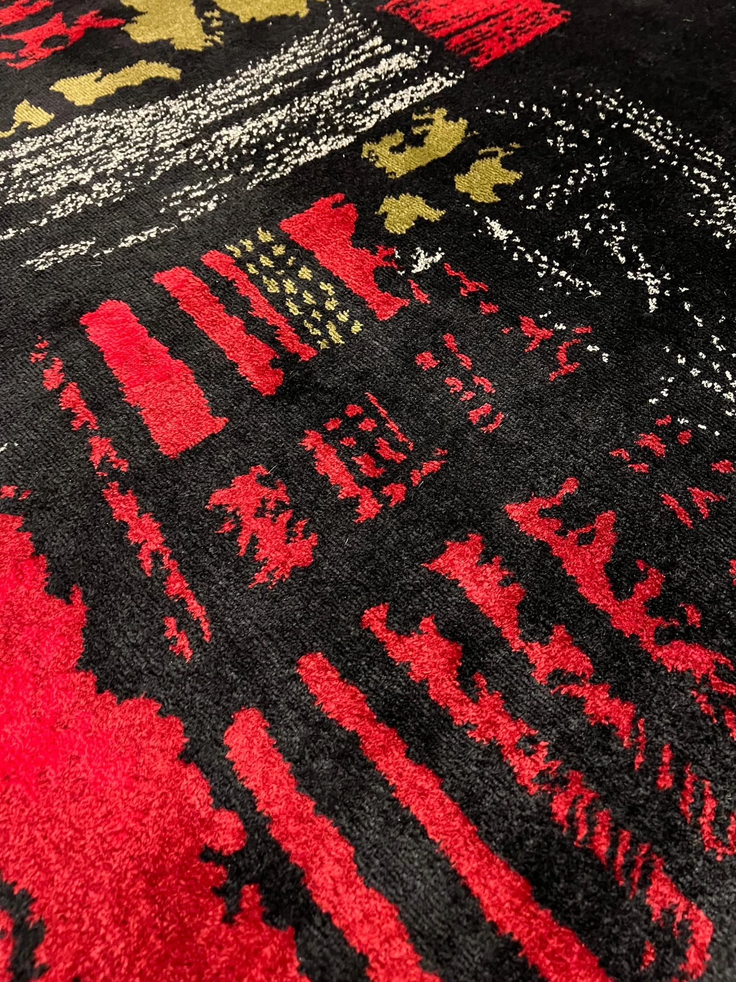 Maurice André Wool Rug, circa 1950, actual catalog view 6