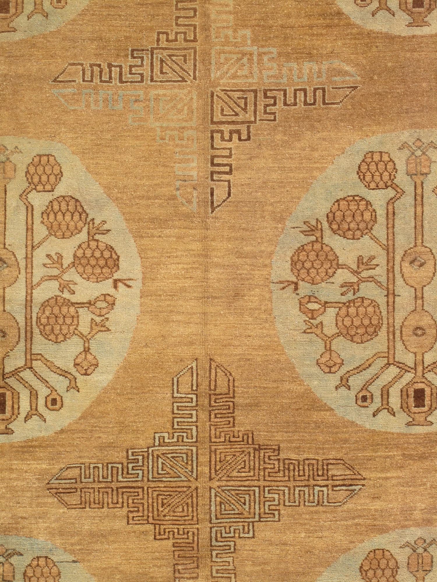 Khotan in Blue and Caramel, actual catalog view 8
