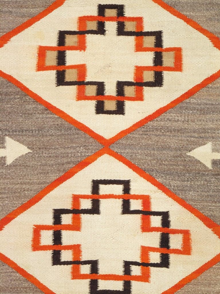 Klagetoh Navajo Rug, actual catalog view 4