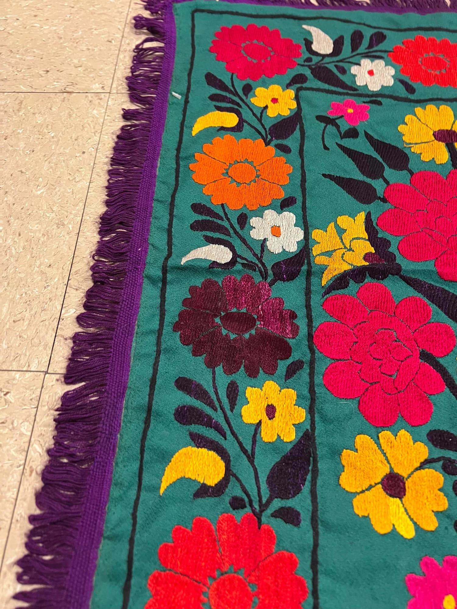 Suzani Floral Textile, actual catalog view 9
