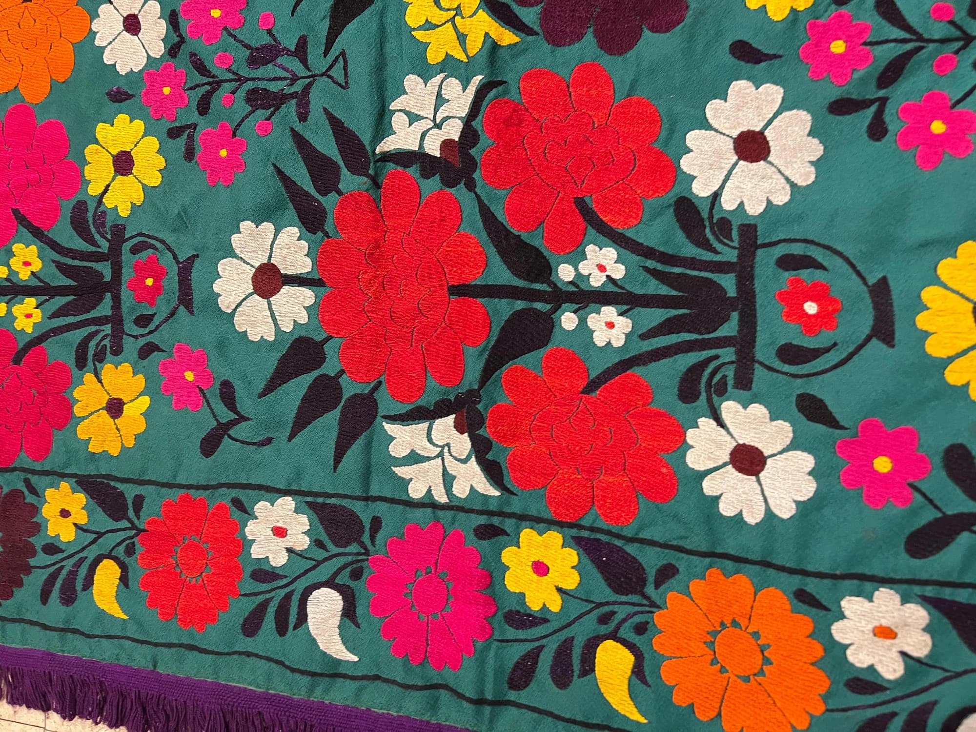 Suzani Floral Textile, actual catalog view 7