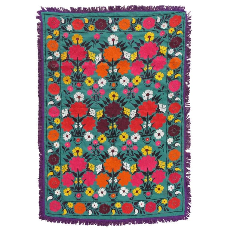 Suzani Floral Textile