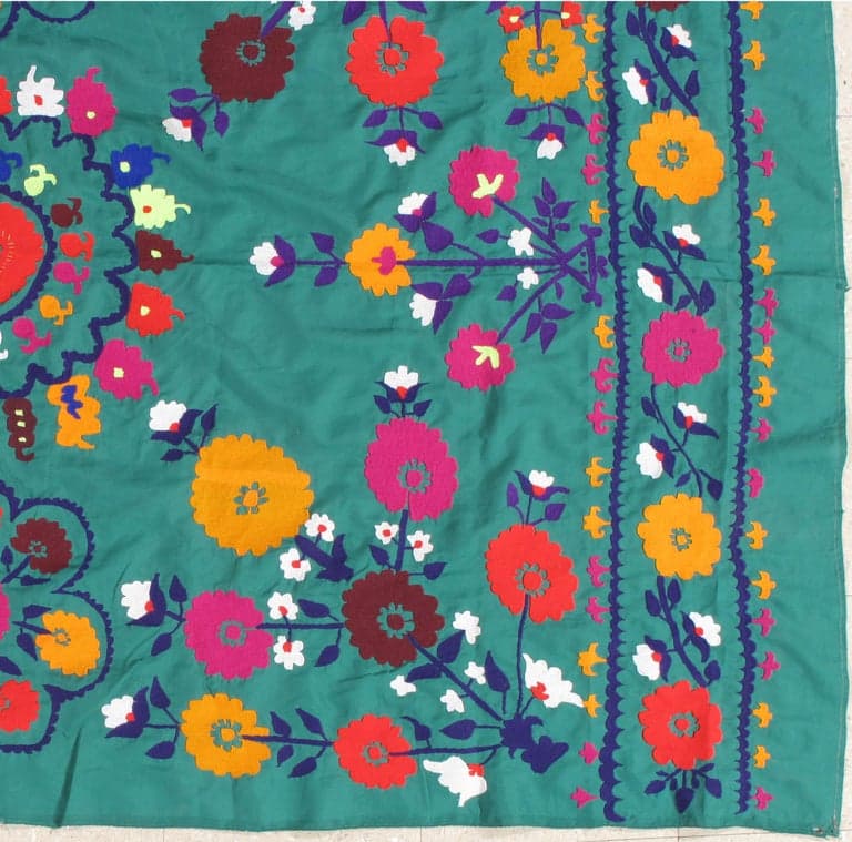 Suzani Textile in Earth Tones, actual catalog view 2
