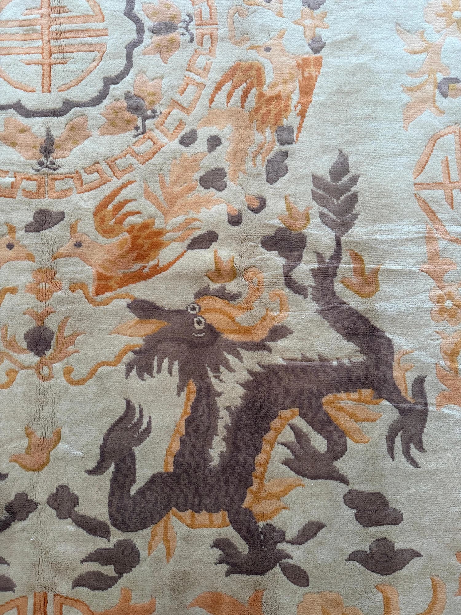 Chinese Dragon Rug, actual catalog view 9