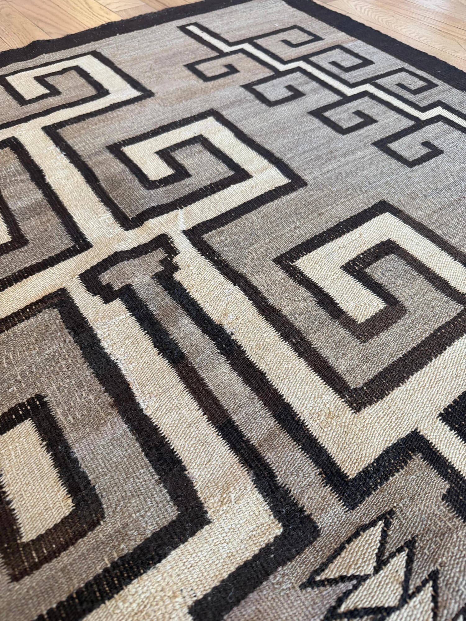 Navajo Transitional Weaving, circa 1890, actual catalog view 16