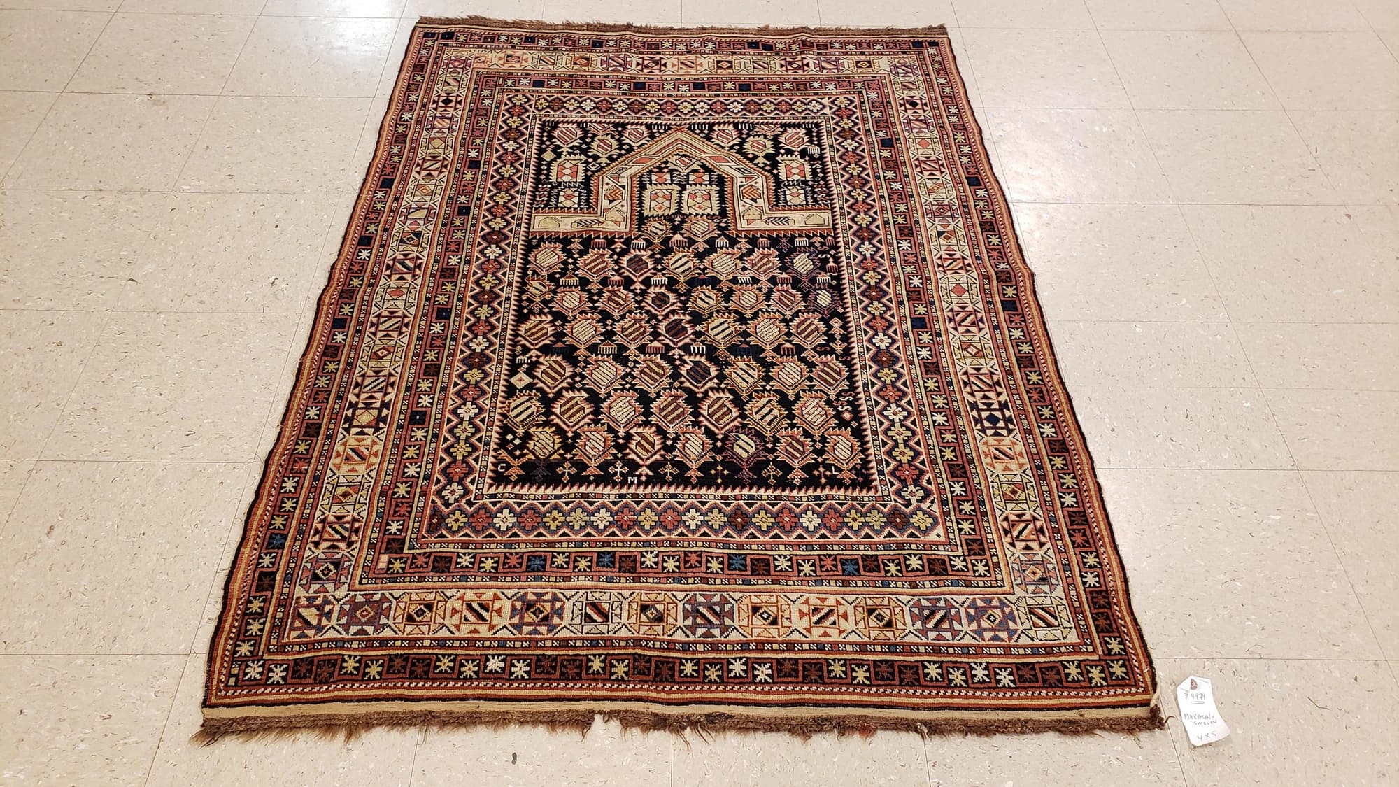 Marasali Shirvan Prayer Rug, actual catalog view 6