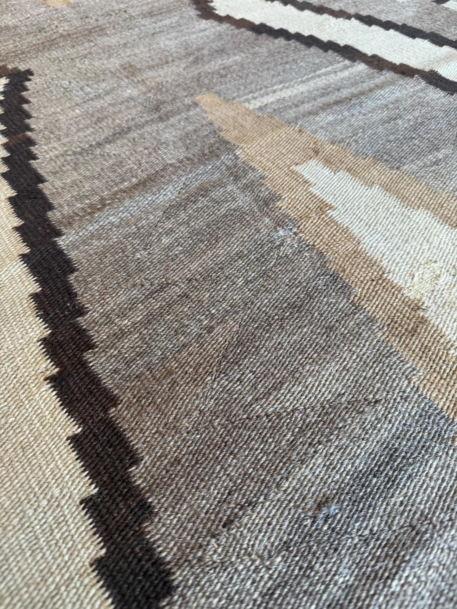 Navajo Transitional Rug with X Motif, actual catalog view 10