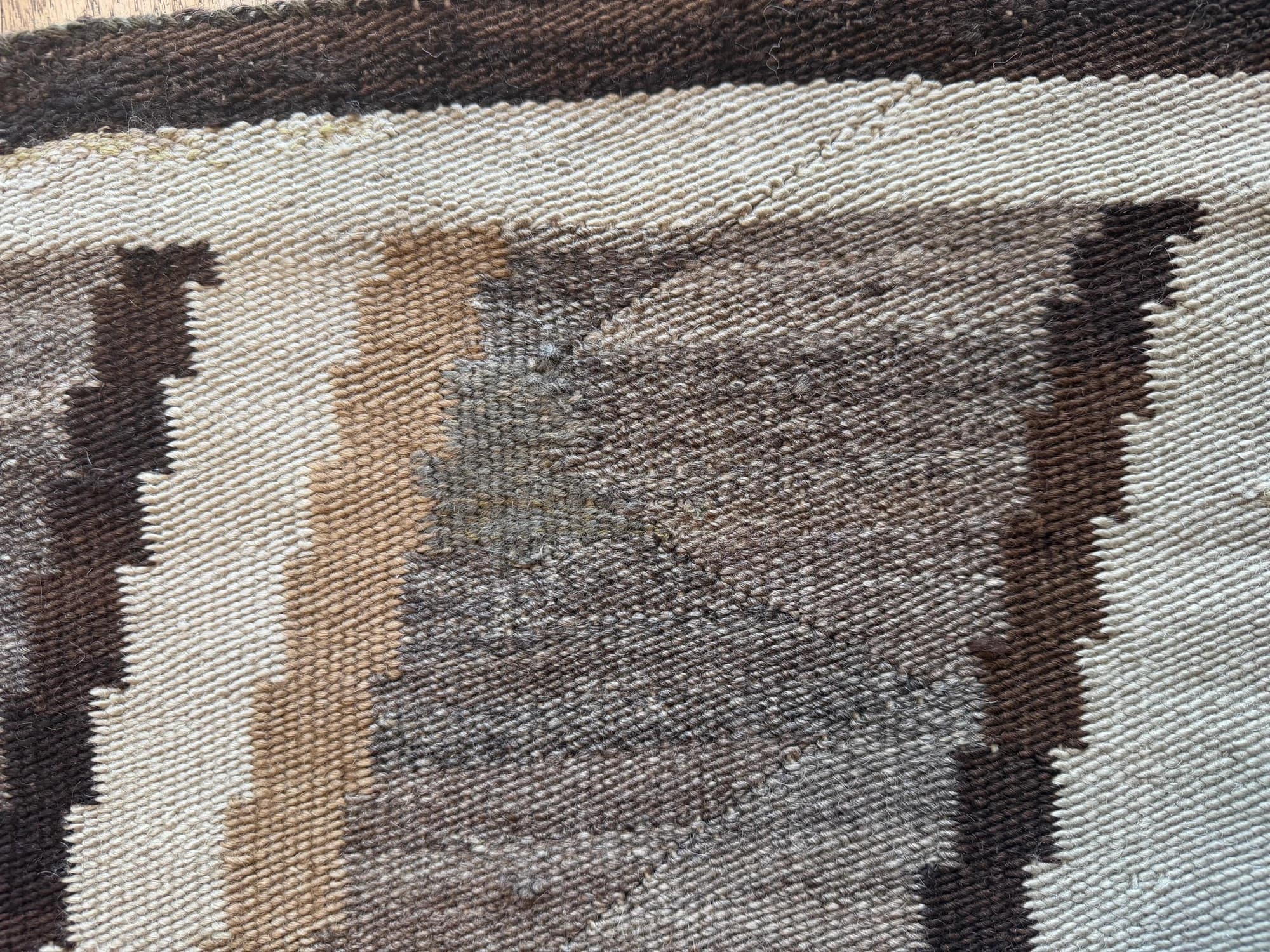 Navajo Transitional Rug with X Motif, actual catalog view 12
