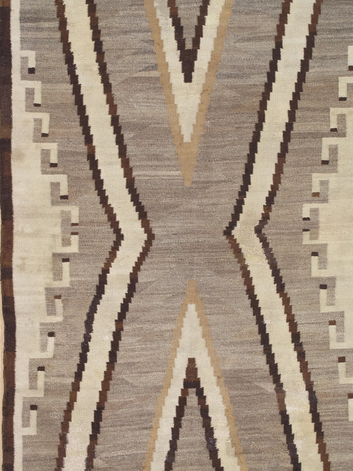 Navajo Transitional Rug with X Motif, actual catalog view 7