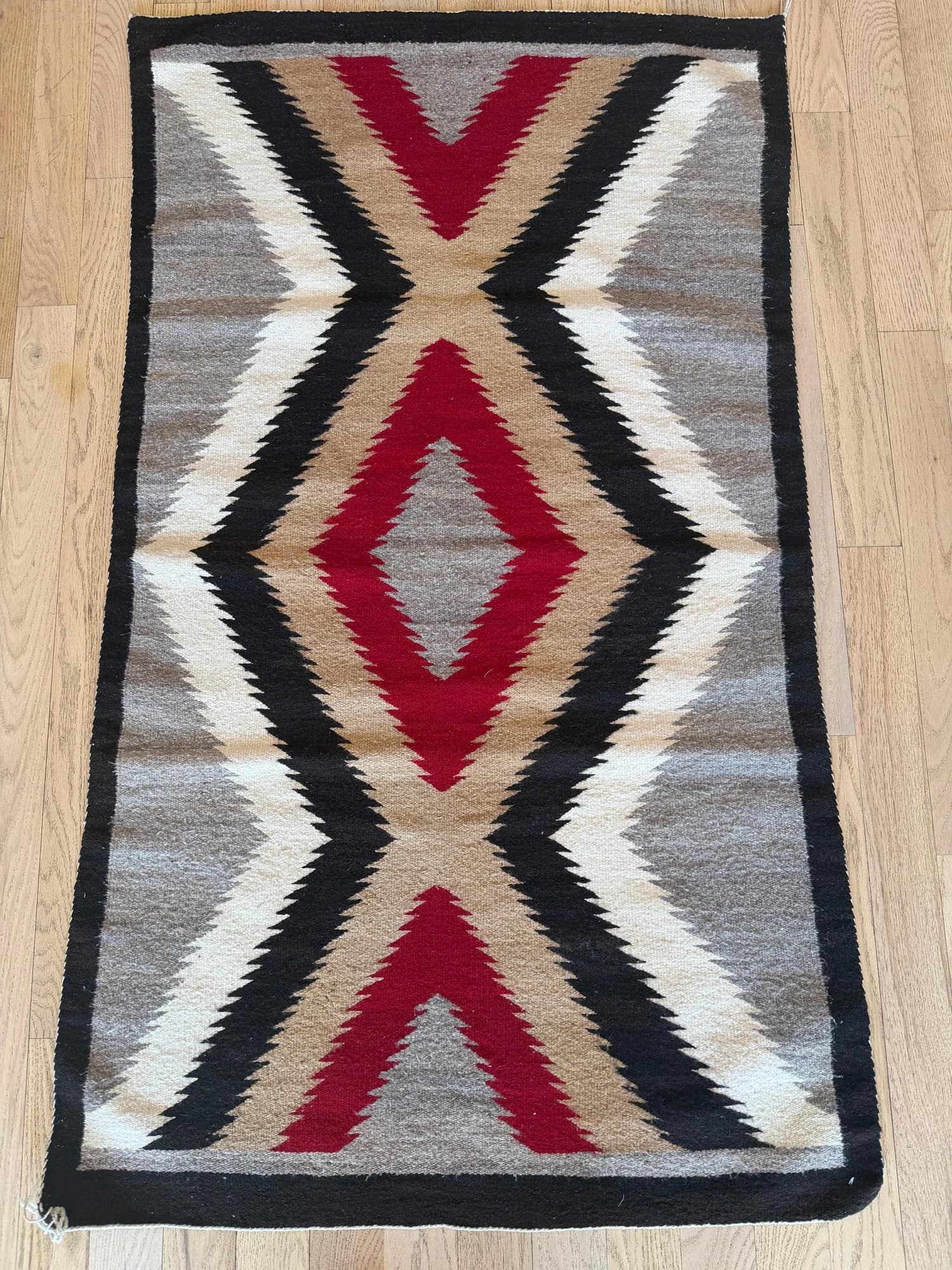 Navajo Chevron Rug, actual catalog view 7
