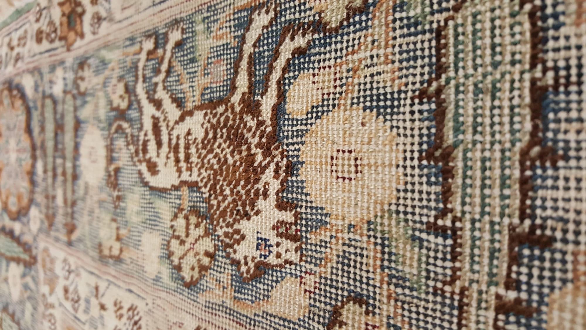 Kayseri Rug in Taupe and Green, actual catalog view 8