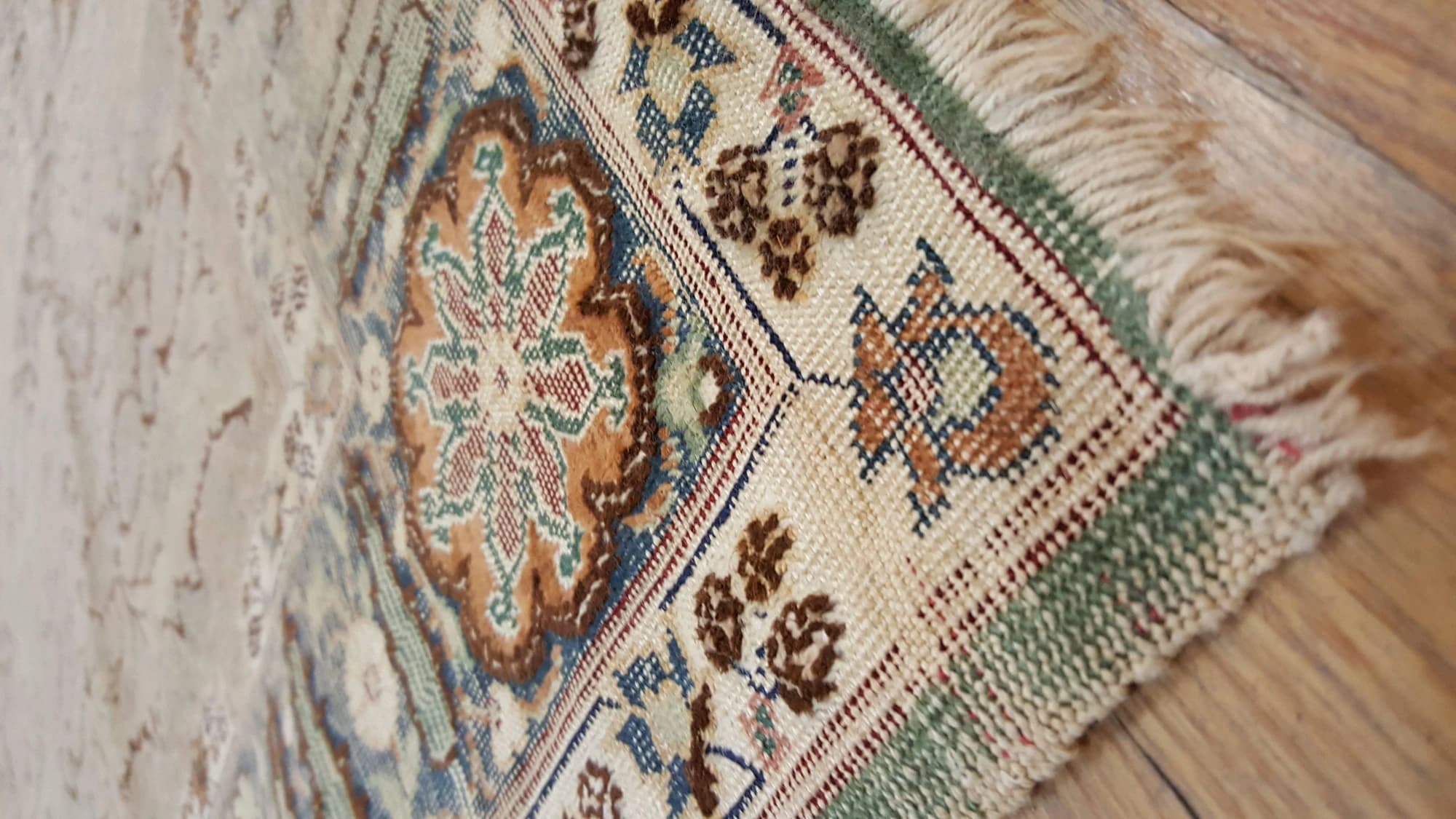 Kayseri Rug in Taupe and Green, actual catalog view 7