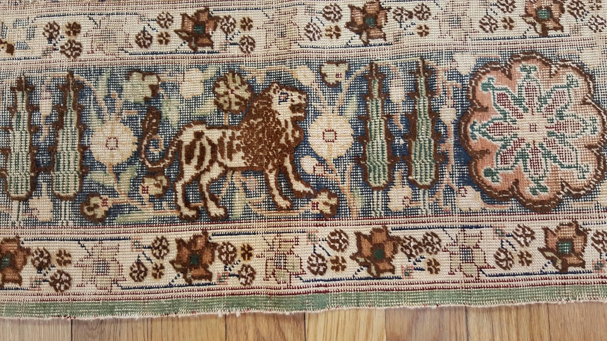 Kayseri Rug in Taupe and Green, actual catalog view 9